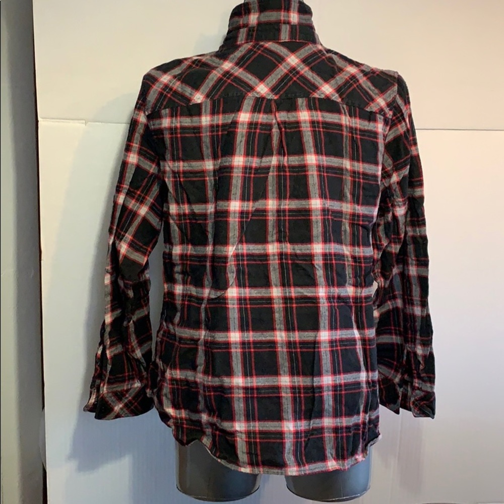 Plaid flannel button down - Picture 4 of 7